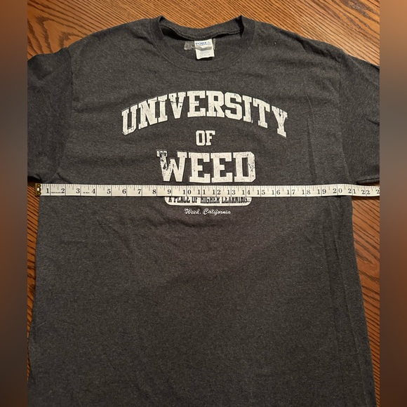 short sleeve charcoal, gray T-shirt - Picture 4 of 5